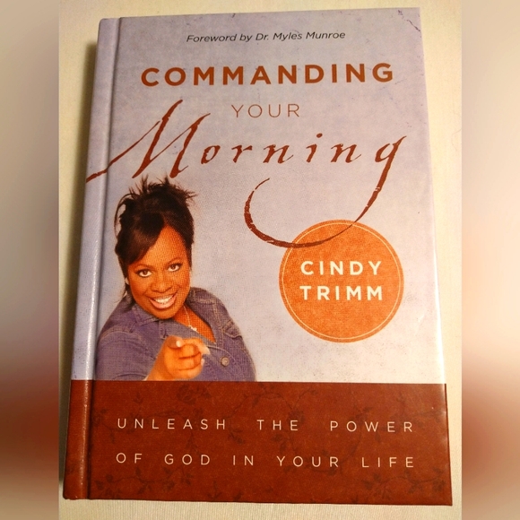 DR.CINDY TRIMM COMMAND YOUR MORNING HARDCOVER & MULTIPLE AUDIO CD BUNDLE (NWT) - Picture 3 of 12